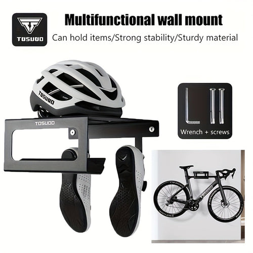 Multi-Functional Heavy-Duty Bicycle Wall Mount